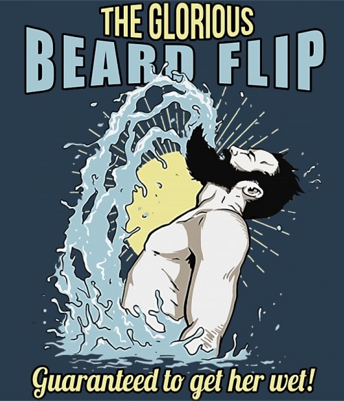 The glorious beard flip Stílus Stílus Stílus Pólók, Pulóverek, Bögrék - Szakállas