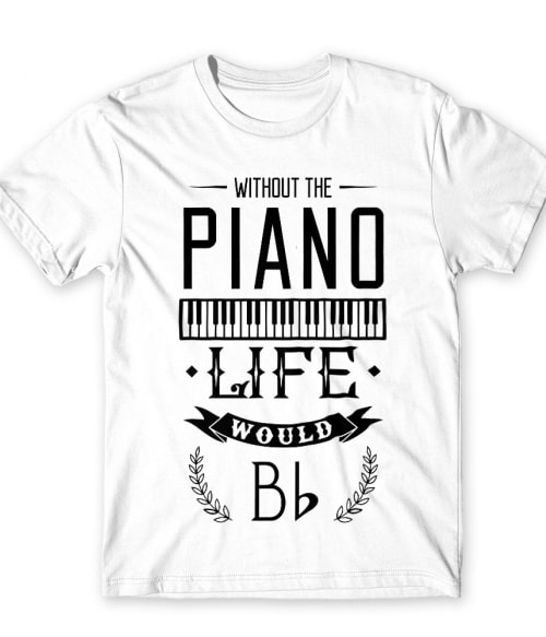 Piano life Zene Póló - Zene