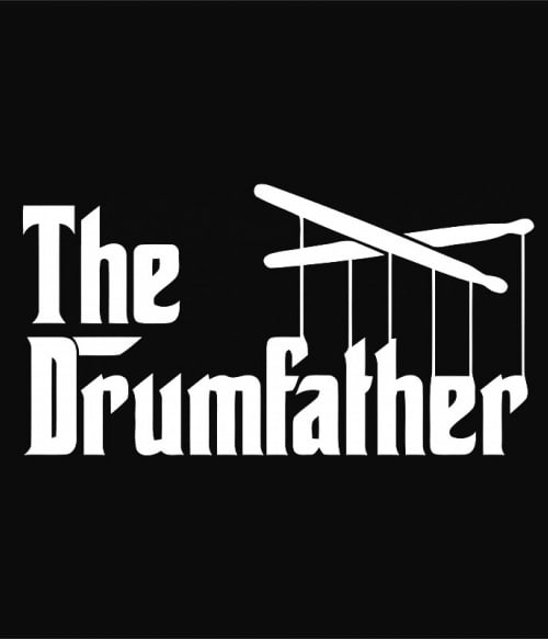 The drumfather Hangszerek Pólók, Pulóverek, Bögrék - Zene