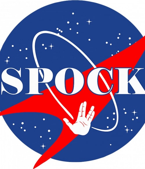 Spock nasa logo Scifi Sorozat Pólók, Pulóverek, Bögrék - Star Trek