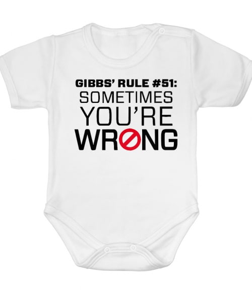 Gibbs rule 51 Póló - Ha NCIS rajongó ezeket a pólókat tuti imádni fogod!