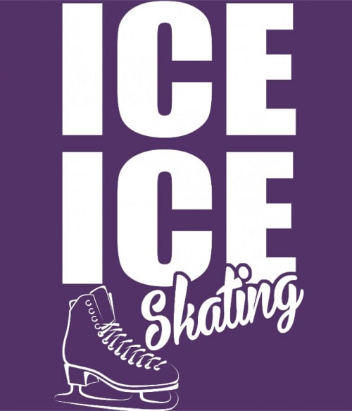 Ice ice skating Jégkorcsolya Jégkorcsolya Jégkorcsolya Pólók, Pulóverek, Bögrék - Télisport