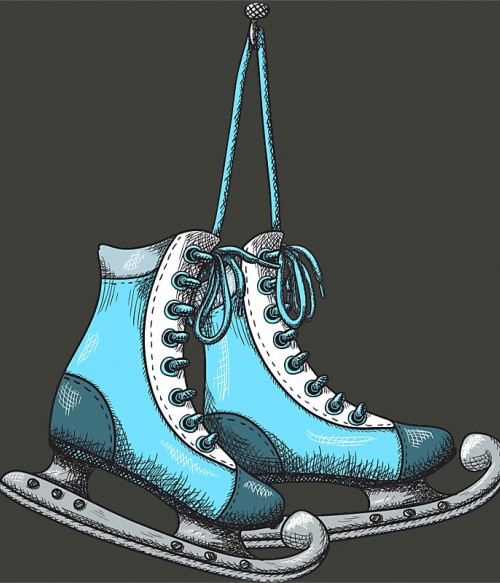 Ice skate Jégkorcsolya Jégkorcsolya Jégkorcsolya Pólók, Pulóverek, Bögrék - Télisport