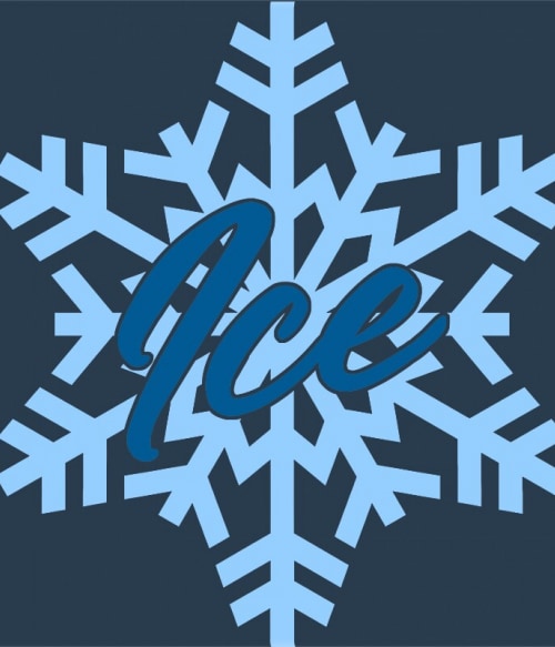Ice snowflakes Jégkorcsolya Jégkorcsolya Jégkorcsolya Pólók, Pulóverek, Bögrék - Télisport