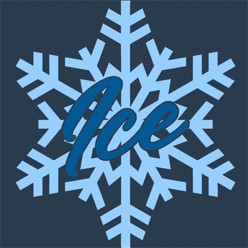 Ice snowflakes