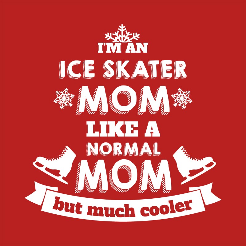 Ice skater mom