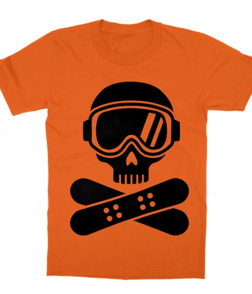 Cross Boards Skull Póló - Ha Ski rajongó ezeket a pólókat tuti imádni fogod!