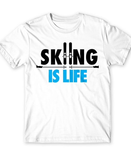 Skiing is Life Síelés Póló - Télisport