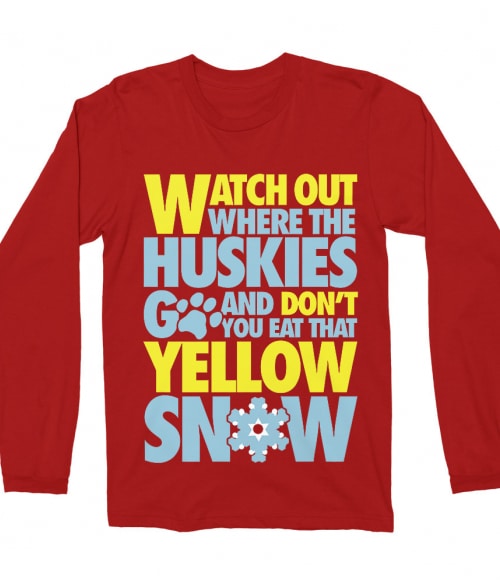 Yellow Snow Póló - Ha Ski rajongó ezeket a pólókat tuti imádni fogod!