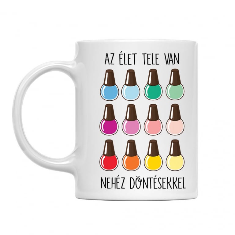 Nehéz döntés - Bögre