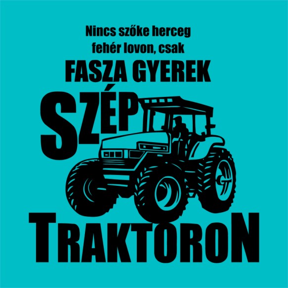 Fasza gyerek szép traktoron Mezőgazdaság Pólók, Pulóverek, Bögrék - Traktoros