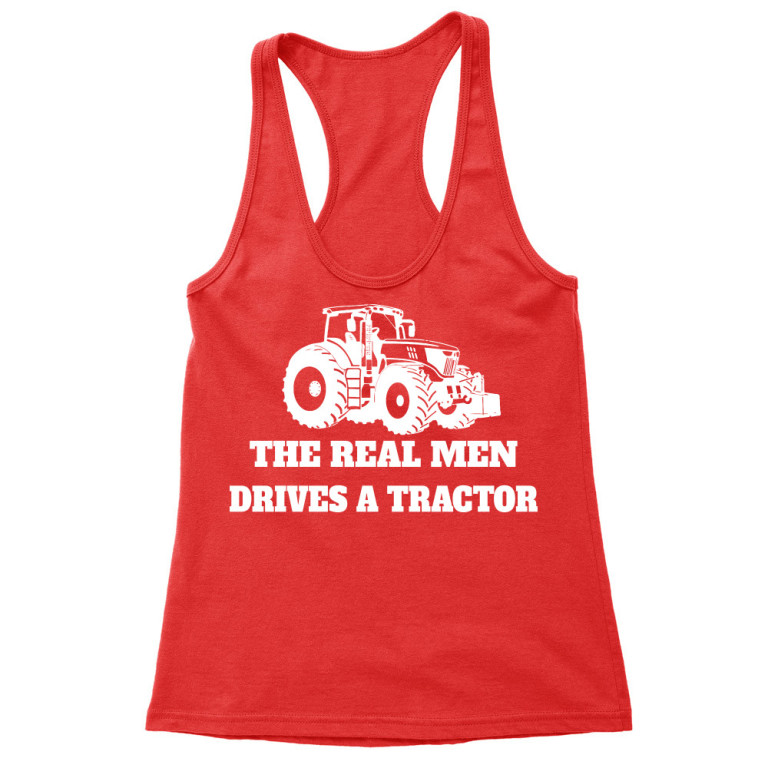 The real man drives a tractor