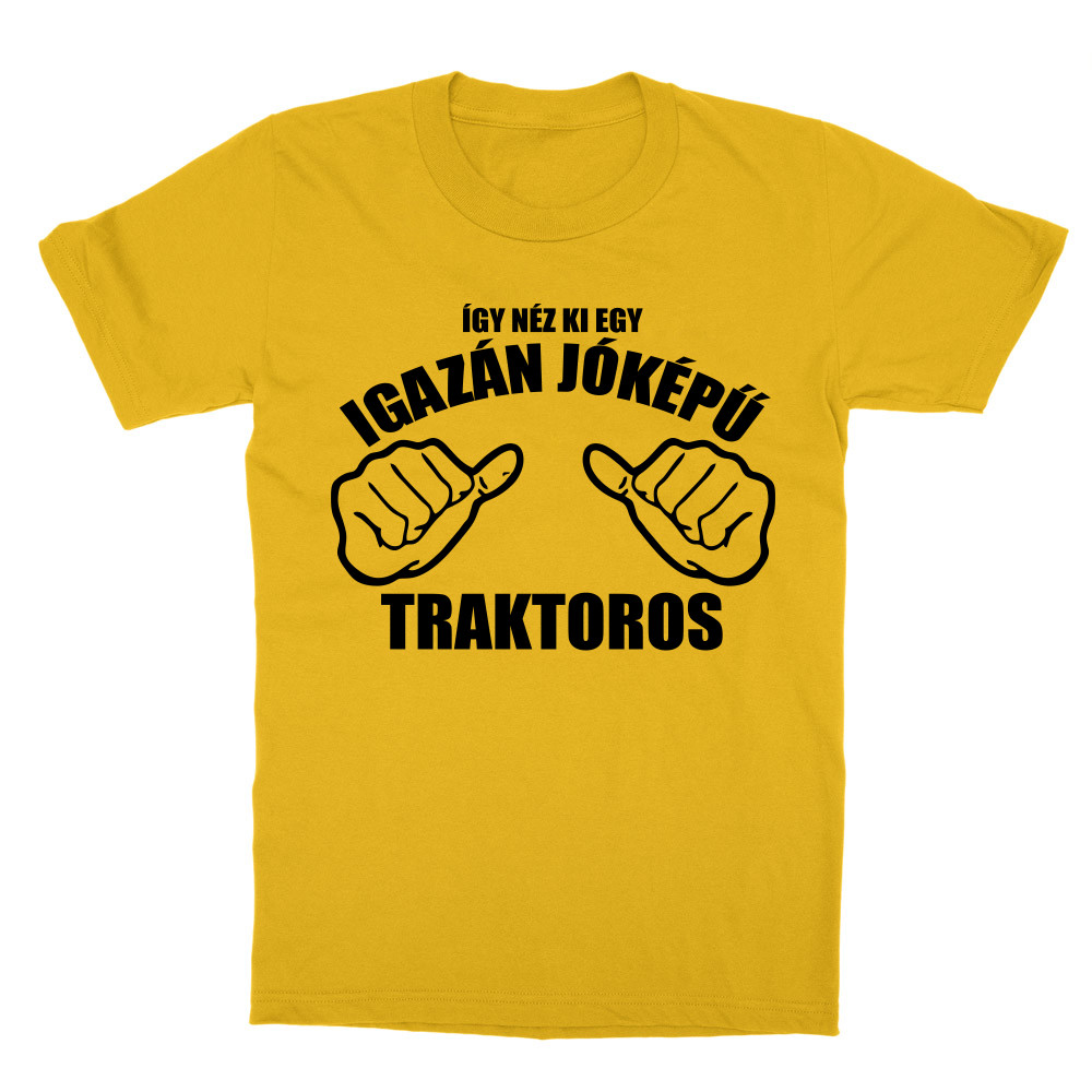 Jóképű traktoros Gyerek Póló
