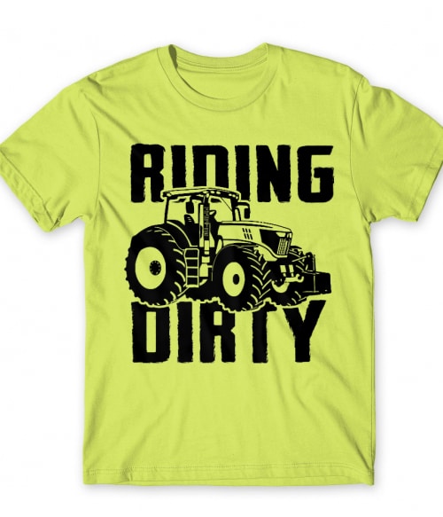 Riding dirty Mezőgazdaság Póló - Traktoros