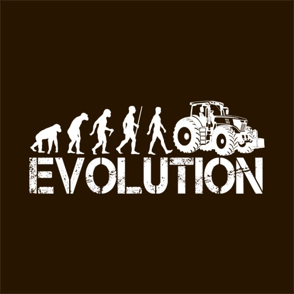 Tractor evolution Mezőgazdaság Pólók, Pulóverek, Bögrék - Traktoros
