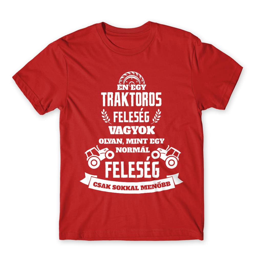 Traktoros feleség Férfi Póló
