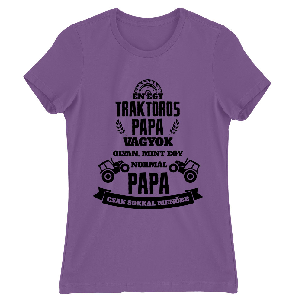 Traktoros papa Női Póló