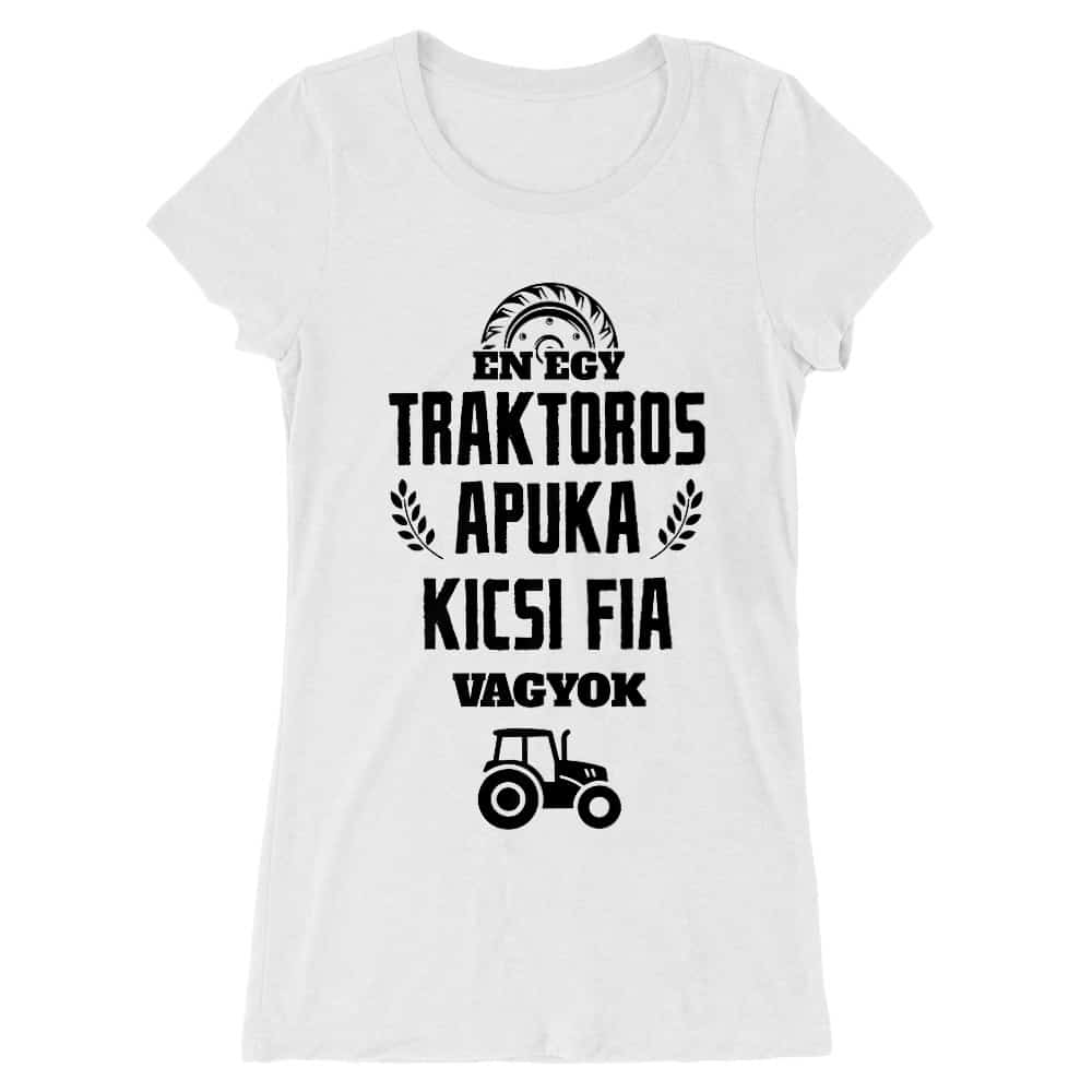 Traktoros fiú Női Hosszított Póló