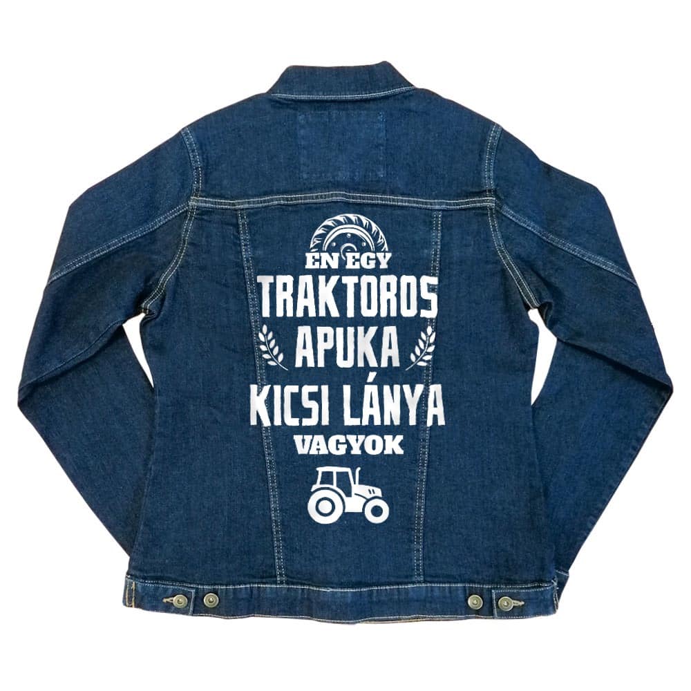 Traktoros lány Női Farmerkabát