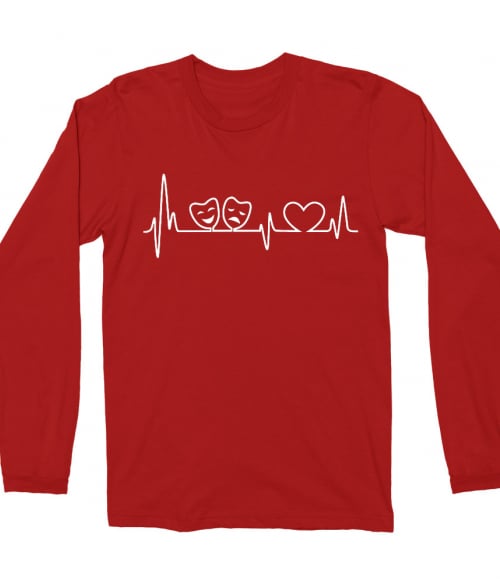 Theatre heartbeat Póló - Ha Theatre rajongó ezeket a pólókat tuti imádni fogod!