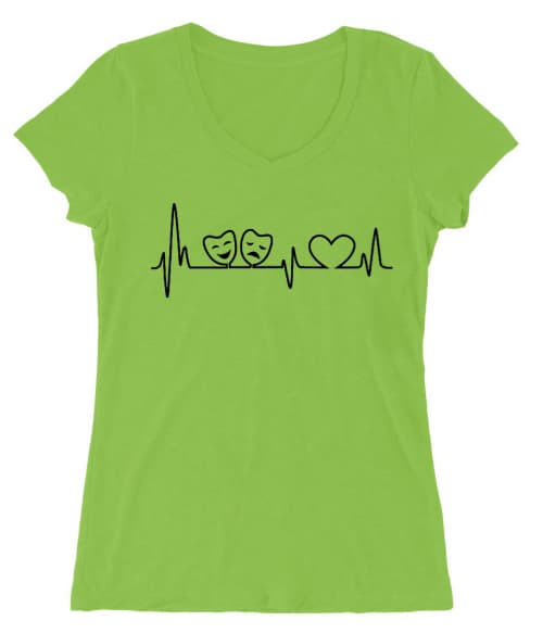 Theatre heartbeat Póló - Ha Theatre rajongó ezeket a pólókat tuti imádni fogod!