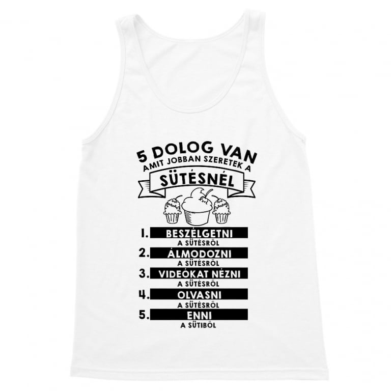 5 dolog van - Férfi Trikó