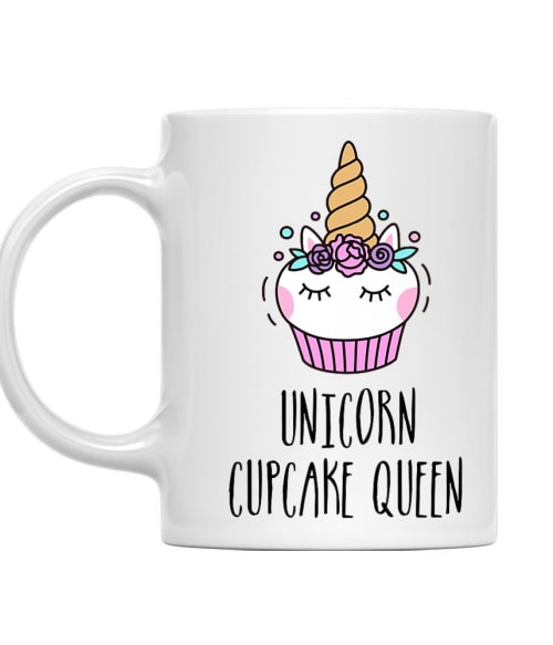 Unicorn cupcake queen Cukrász Bögre - Munka