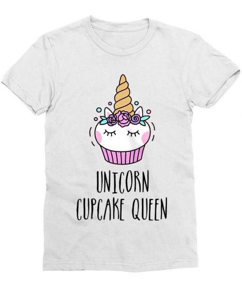Unicorn cupcake queen Póló - Ha Confectionery rajongó ezeket a pólókat tuti imádni fogod!