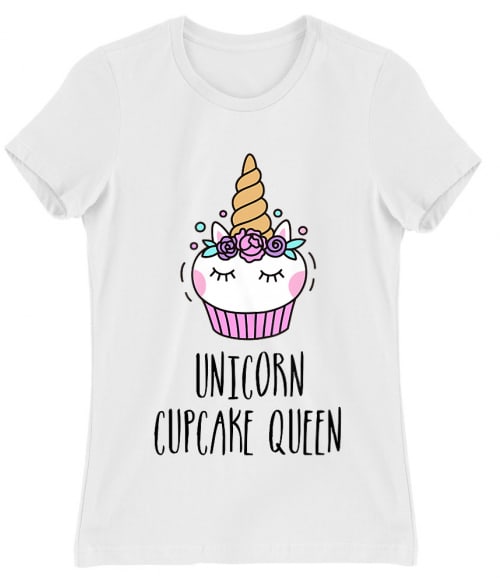 Unicorn cupcake queen Póló - Ha Confectionery rajongó ezeket a pólókat tuti imádni fogod!