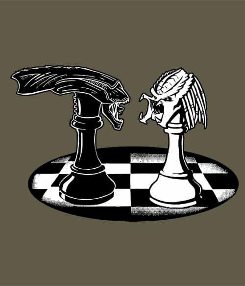 Alien vs. Predator Chess Szabadidő Pólók, Pulóverek, Bögrék - Szabadidő