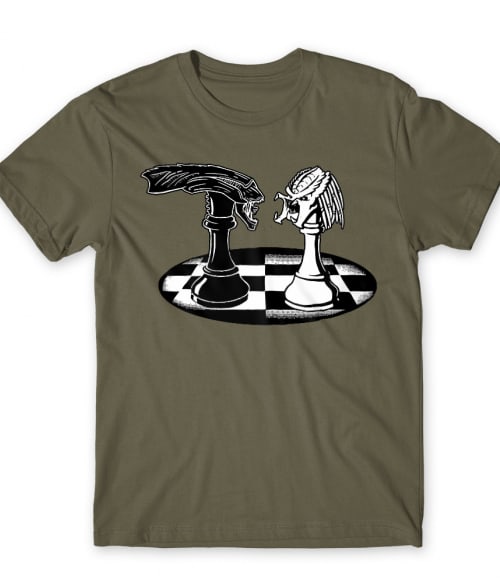 Alien vs. Predator Chess Szabadidő Póló - Szabadidő