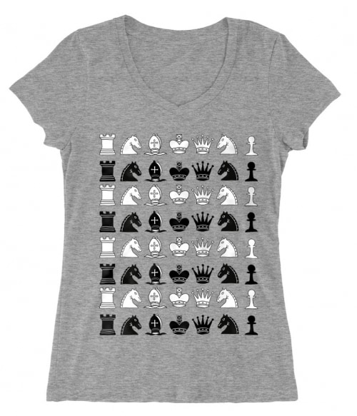 Chess Pieces Póló - Ha Chess rajongó ezeket a pólókat tuti imádni fogod!