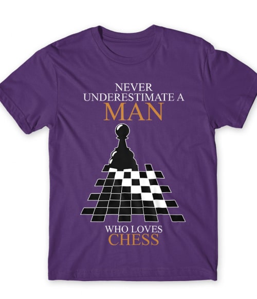 A Man who loves chess Sakkos Póló - Szabadidő