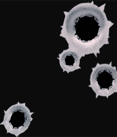 Bullet holes Állami Szervek Pólók, Pulóverek, Bögrék - Rendőr