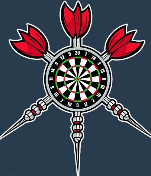 Dart Board Darts Pólók, Pulóverek, Bögrék - Szabadidő