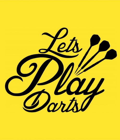Lets Play Darts Darts Darts Darts Pólók, Pulóverek, Bögrék - Szabadidő