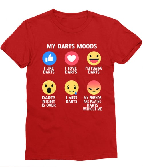My Darts Moods Póló - Ha Darts rajongó ezeket a pólókat tuti imádni fogod!