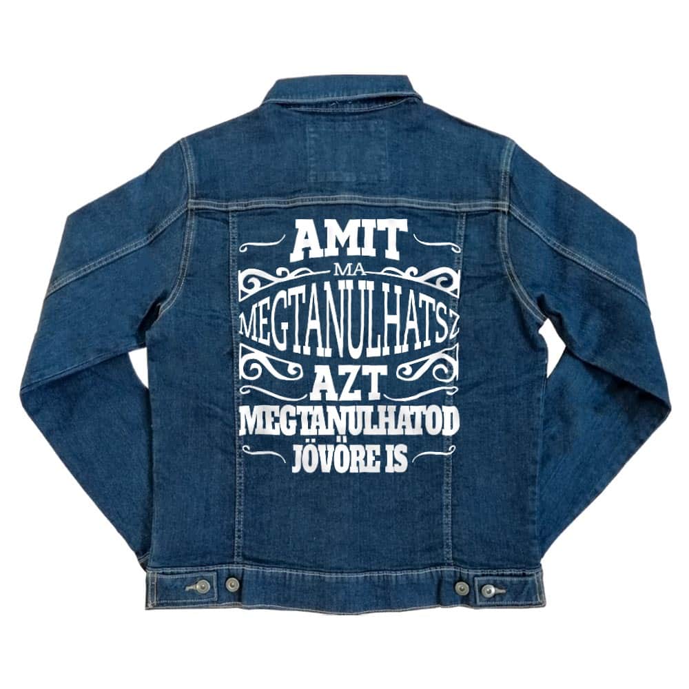 Amit ma megtanulhatsz Unisex Farmerkabát