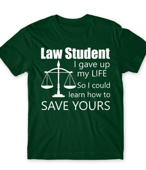 Law student Tanulás Póló - Tanulás