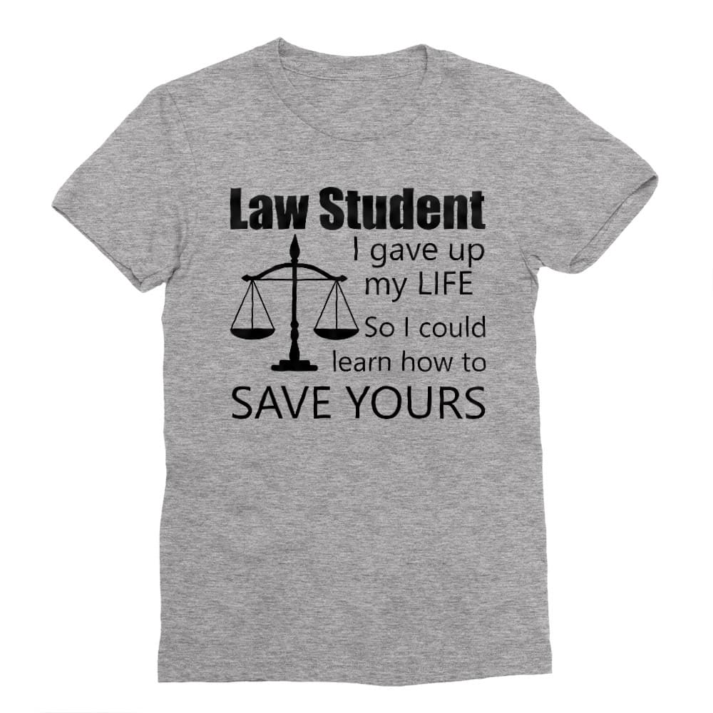 Law student Férfi Testhezálló Póló