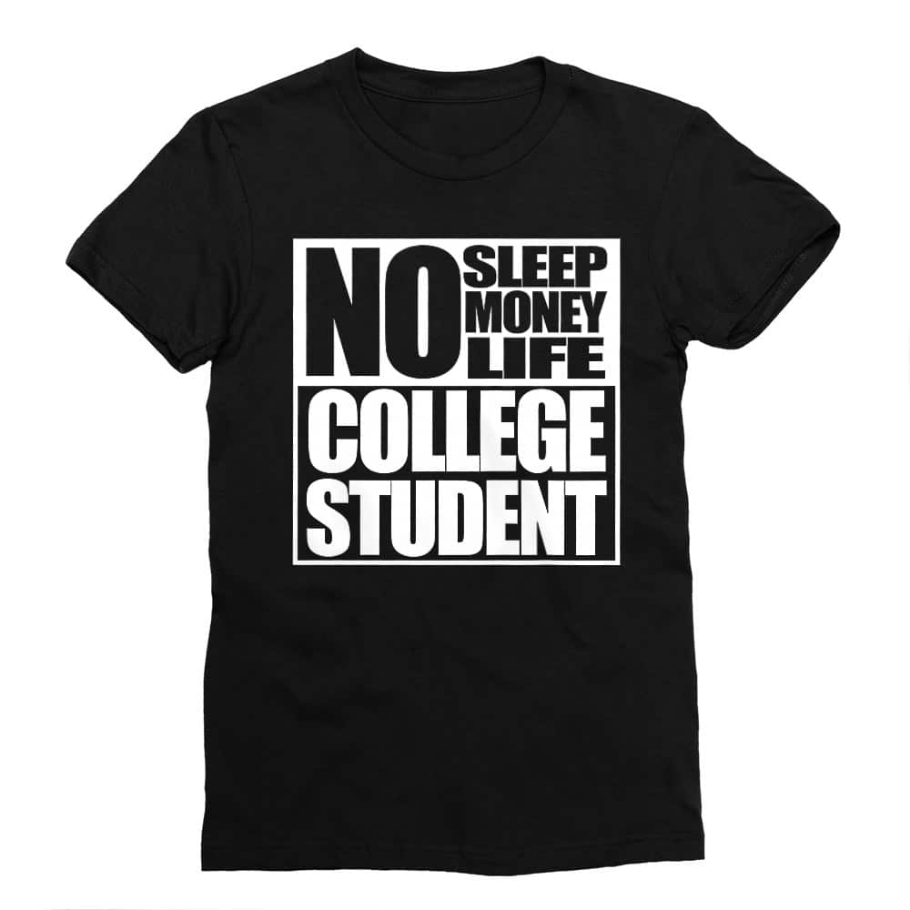 No sleep, no money, no life Férfi Testhezálló Póló