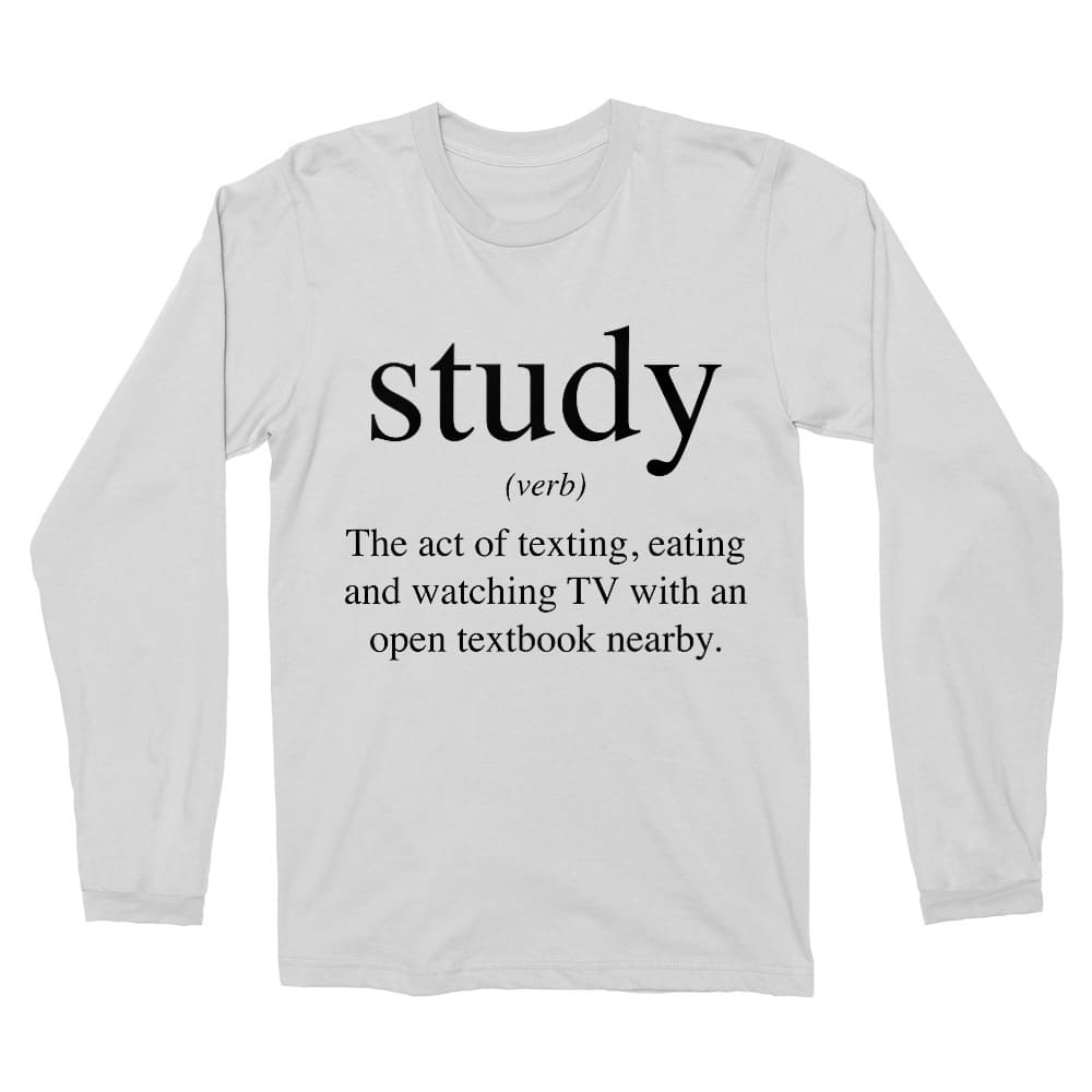 Study definition Férfi Hosszúujjú Póló