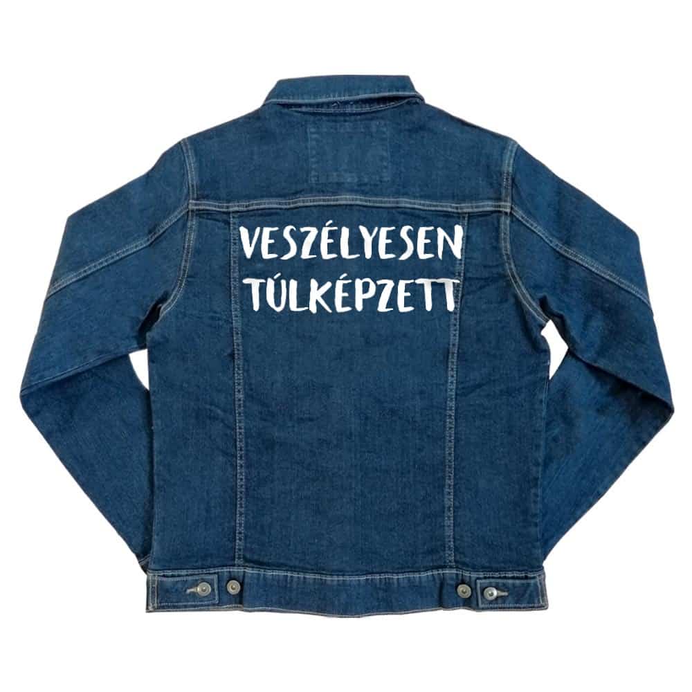 Veszelyesen túlképzett Unisex Farmerkabát