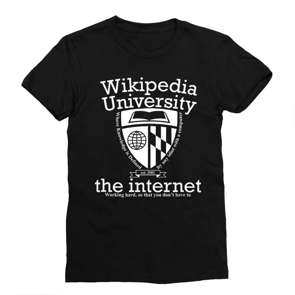 Wikipedia University Férfi Testhezálló Póló