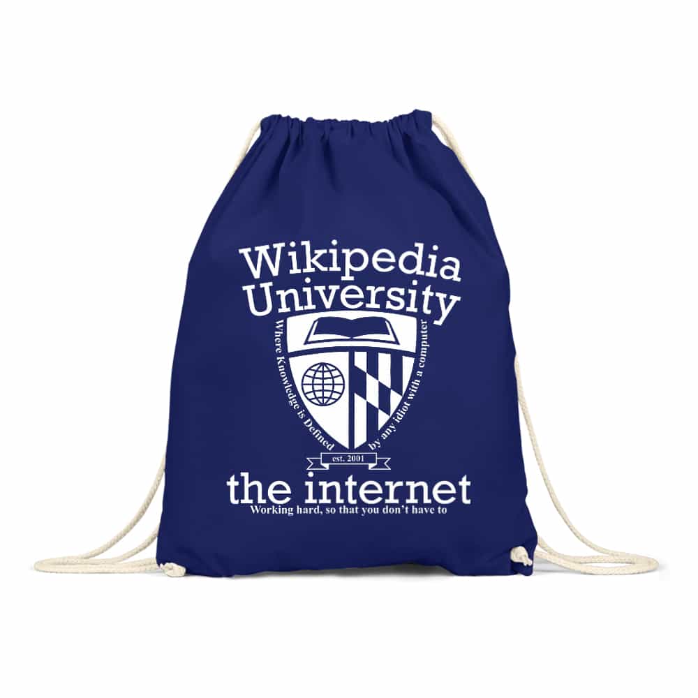 Wikipedia University Tornazsák