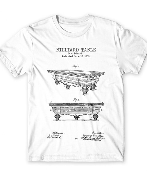Billiard table Billiárdos Póló - Szabadidő