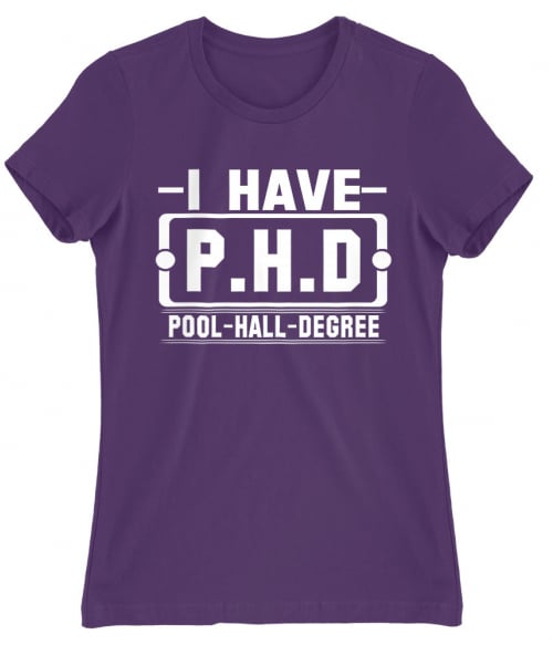 Pool hall degree Póló - Ha Billiard rajongó ezeket a pólókat tuti imádni fogod!
