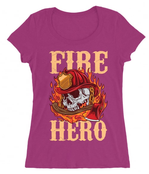 Fire hero Póló - Ha Firefighter rajongó ezeket a pólókat tuti imádni fogod!
