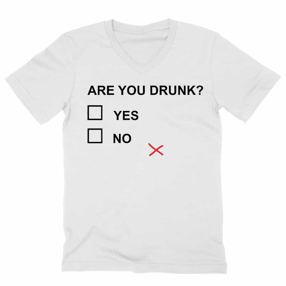 Are you drunk? Férfi V-nyakú Póló