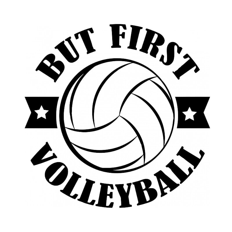 But first volleyball